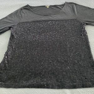 J Crew sequin top.